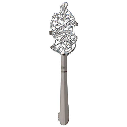 Auténtica Cuchara Absenta "Feuilles" I Fabricado en acero inoxidable I Diseño original!