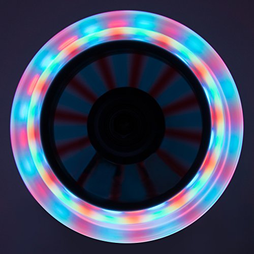 Authentic Sports & Toys GmbH – Scooter de Aluminio muuwmi Neon 125 mm, con Luces en Las Ruedas, Color Negro/Verde