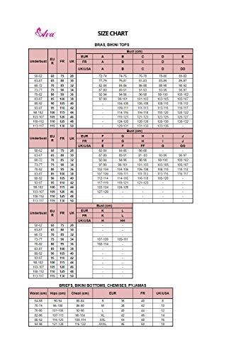 Ava 1396 Sujetador con Copa Blanda Y Encaje (Disponible con Braguita Y Tanga) - Hecho En La UE, Blanco,90G