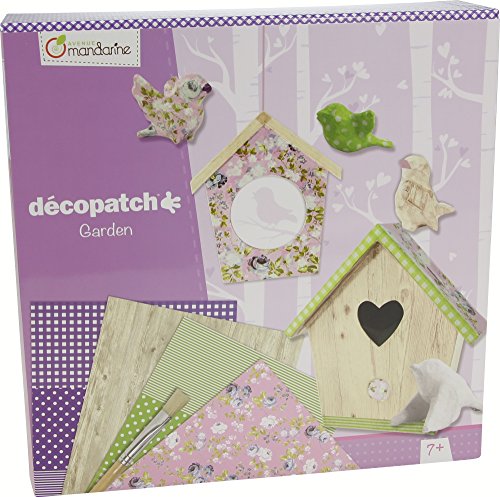 Avenue Mandarine- Decopatch, Garden Kit, Multicolor (Madly 42722O)