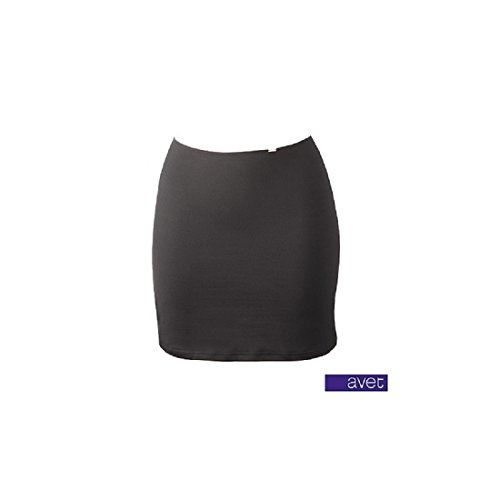 AVET 79290 - Falda combinacion Microfibra (M, Negro)