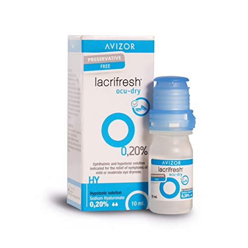 Avizor Frasco de 10ml de gotas oculares para aliviar los síntomas de la irritación ocular. (Lacrifresh Ocu-Dry 0.20%)