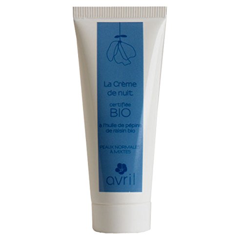 Avril - Crema de noche para piel seca/sensible, Certificado Bio 50 ml