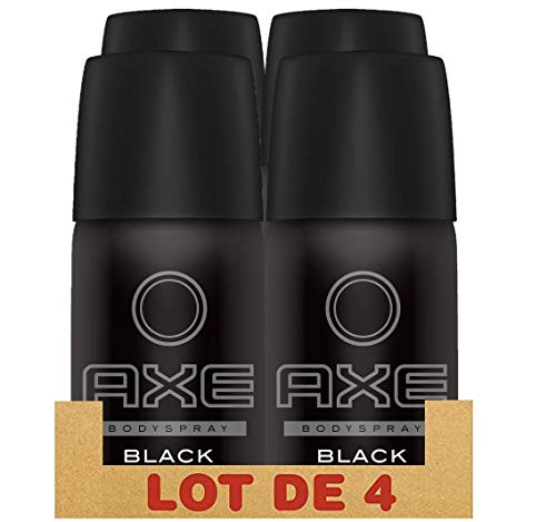 Axe Desodorante para hombre Spray 35 ml – Color Negro – Juego de 4