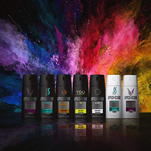 Axe Musk Déodorant Homme Spray Antibactérien, Fraîcheur 48h, Contre les Mauvaises Odeurs (Lot de 6x150ml)