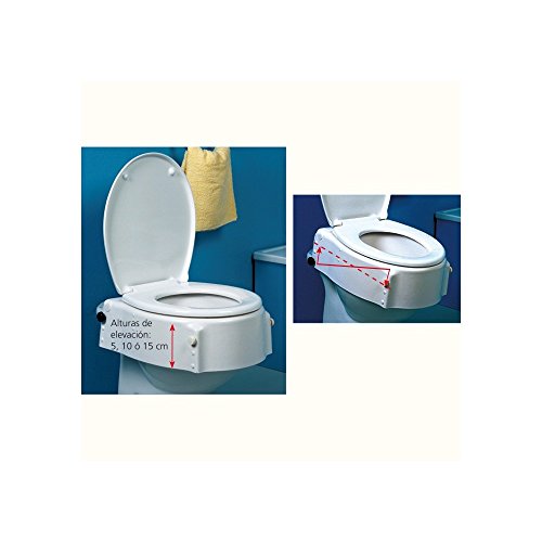 Ayudas dinamicas - Elevador w.c. Sin brazos (regulable 5/10/15 cm.)