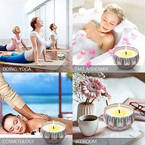 AYUQI Regalos para Mujer,Jabón Flor De Rosa y Vela Aromática, Madre, Maestra,Hermana en el día de la Madre, día de San Valentín, Aniversario, Cumpleaños