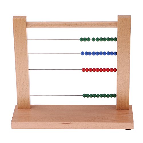 B Blesiya 10 10 100 1000 Madera Caculate para Montessori Que Cuenta El Regalo del Juguete