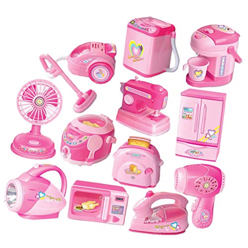 B Blesiya 12 Pedazos Juguetes para Electrodomésticos Juguete Divertido Regalo de Cumpleaños Navidad Fiesta para Niños Niñas
