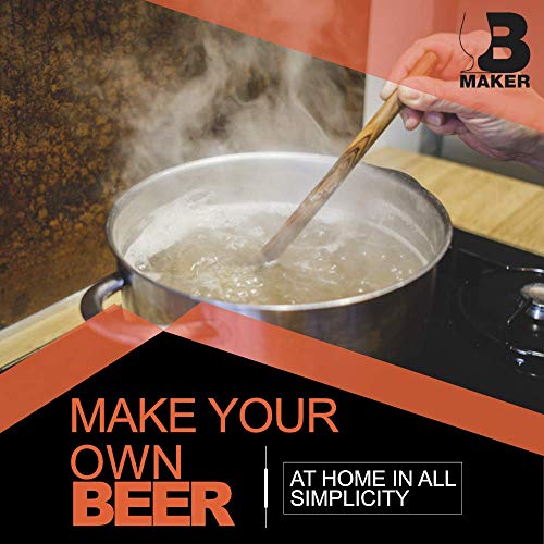 B Maker • Kit de Cerveza Artesanal • Idea para Regalo Hombre Mujer • Especial DEBUTANTES, PREPARACIÓN EN 1H30 • Haga su Cerveza Fácilmente en Casa • Cerveza Belga • 1.5 litros