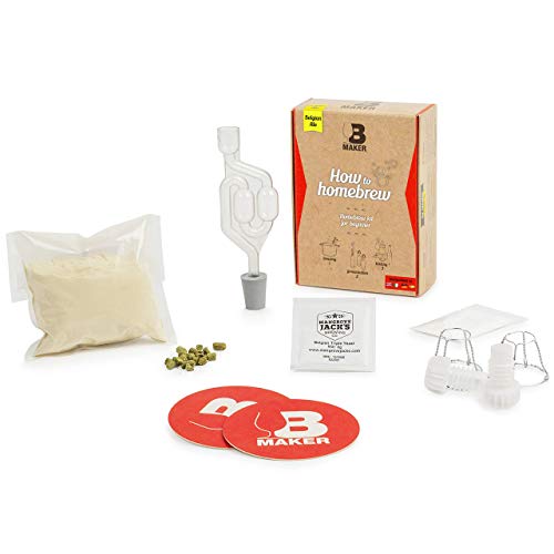 B Maker • Kit de Cerveza Artesanal • Idea para Regalo Hombre Mujer • Especial DEBUTANTES, PREPARACIÓN EN 1H30 • Haga su Cerveza Fácilmente en Casa • Cerveza Belga • 1.5 litros