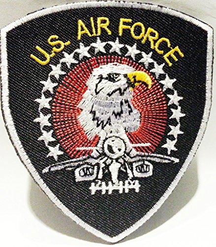 B2see - Parche termoadhesivo de la fuerza aérea de los EE.UU "US AIR FORCE” (8 x 9 cm)