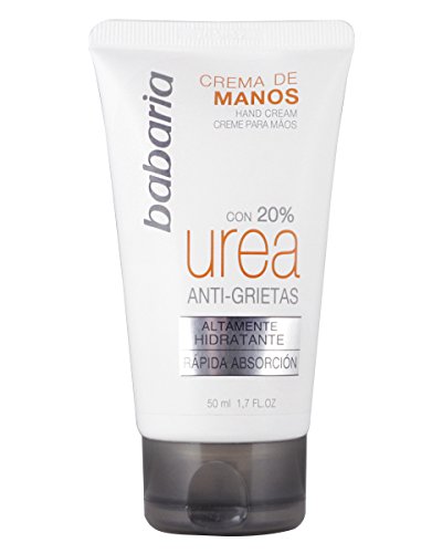 Babaria Urea 20% - Crema de manos anti-grietas, 50 ml