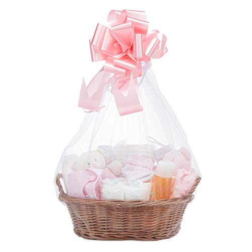 Baby Box Shop - Cesta regalo bebé niña con ropa de bebé - Artículos esenciales para niñas recién nacidas - Manta de bebé - Doudou y sonajero de unicornio rosa