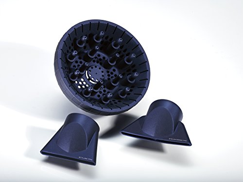 BaByliss 6500ESE - Secador de pelo con sensor digital, ajusta automáticamente la velocidad y temperatura, secado ultra rápido 208 km/h, iónico, ligero y silencioso, incluye difusor y 2 boquillas