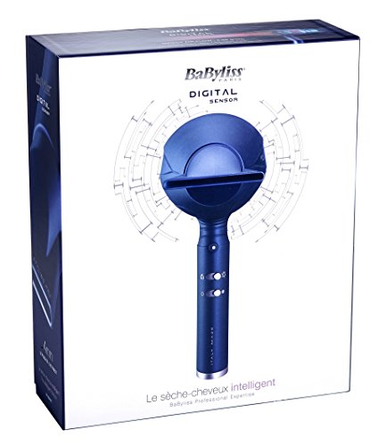 BaByliss Digital Sensor 2300W Marina - Secador de pelo (Marina, Corriente alterna, 54 m/s, 70 °C, Italia, 2300 W)