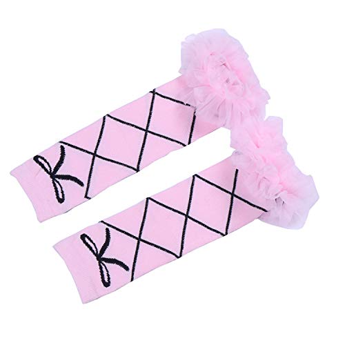 BabyPreg Bebé niñas Patrón de la Corona 1er cumpleaños Vestido Tutu Diadema Zapatos 4 Piezas (12-18 Meses, Rosa)