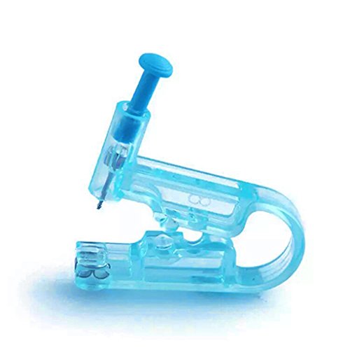 Babysbreath Perforación de oreja desechable con 2 espárragos de acero inoxidable Herramienta de perforación de seguridad Asepsis