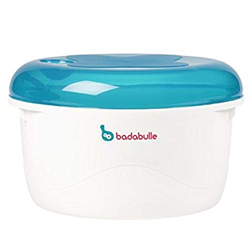Badabulle B003204 - Esterilizador micro-ondas, color azul y gris