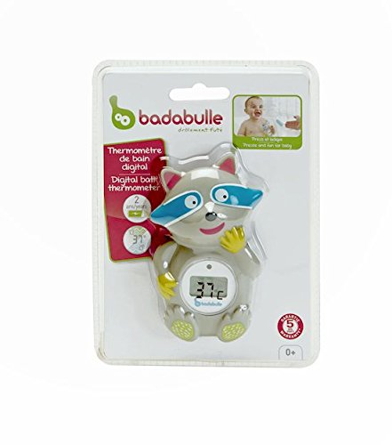 Badabulle B037002 - Termómetro de baño mapache