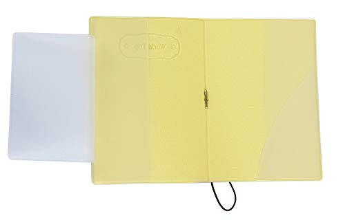 BAIGIO Funda Cartera para Pasaporte y Billetes de Avión Sostenedor Cubierta Porta para Pasaporte Protector,Azul