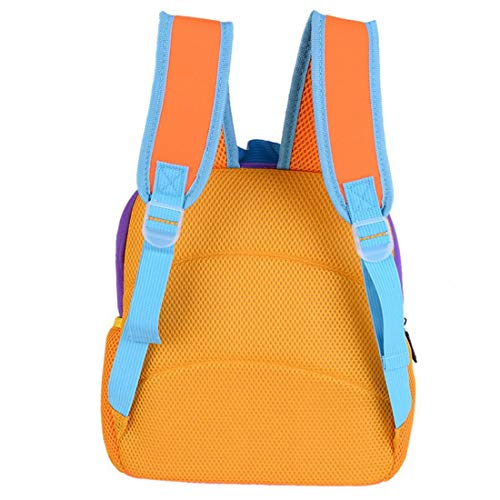 BAIGIO Mochila Infantil Kindergarten,Pequeñas Mochilas Bolsas Escolares de Dibujos Animados Animales para Niñas Primaria Linda Bolso Bebe Guarderia Preescolar para 2-7 Años (Búho, 21 * 8 * 26cm)
