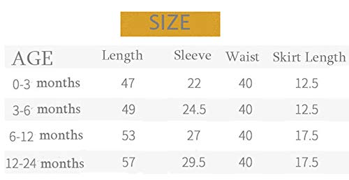 BAINA Bebé Niña Navidad Vestido 3PCS Set Manga Larga Fiesta Vestido Tutu con Bowknot Diadema Vestido de Navidad para bebé y niña 0-18 Meses