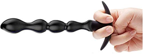 Baisihua Principiantes Bala Masaje de Silicona Enchufe Conjunto de Placer de la Bola de Cristal para Pareja Amal Plug Trainer Kit (Paquete de 3)