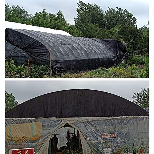 BAIXL Toldo Vela Rectangular Negra, 85% Sombra UV,8 Pines,for Jardín Invernadero Transpirable,Patio,Red para Césped,Terraza,Estanque,Planta,Tela Malla Plegable,4x5m(13x16ft)