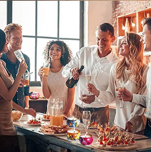 BaiYi Velas Perfumadas de Regalo,Regalos Originales para Mujer, Velas Aromaticas Yoga, Regalos San Valentin,Día del Padre,Aniversario, Navidad,Año Nuevo,Portátil