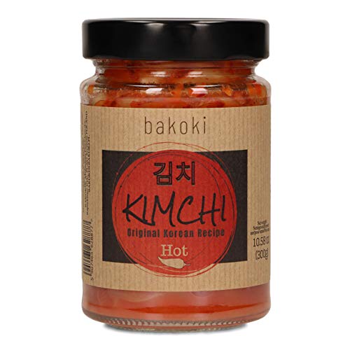 Bakoki® Premium KIMCHI Hot, Receta Coreana Original, sabor fuerte (2 x 300g)