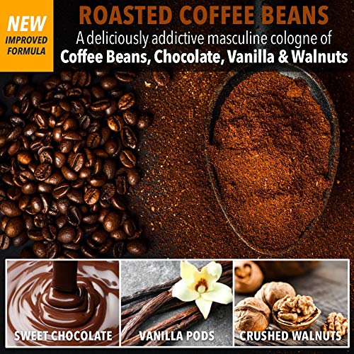 Bálsamo Barba Premium | Roasted Coffee Beans | Los Mejores Barba de Loción Suavizante| Naturales y Orgánicos | Excelente Para el Cuidado del Cabello y el Crecimiento