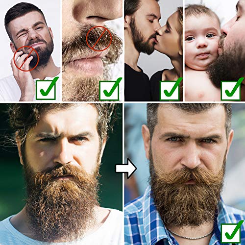 Bálsamo Barba Premium | Sweet Bay Rum | Beard Club | Los Mejores Barba de Loción Suavizante| Naturales y Orgánicos | Excelente Para el Cuidado del Cabello y el Crecimiento