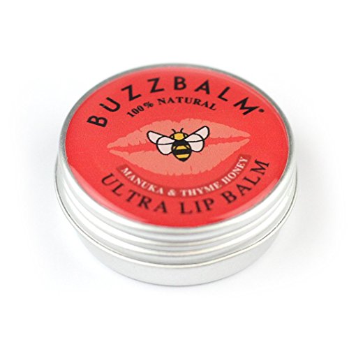 Bálsamo labial para labios con capucha, diseño de bálsamo de labios de Buzzbalm, es un tratamiento de labios secos para labios agrietados