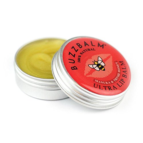 Bálsamo labial para labios con capucha, diseño de bálsamo de labios de Buzzbalm, es un tratamiento de labios secos para labios agrietados