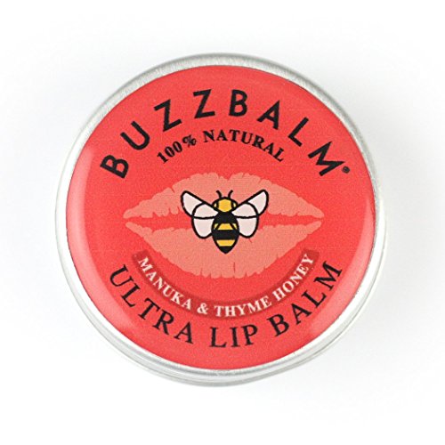 Bálsamo labial para labios con capucha, diseño de bálsamo de labios de Buzzbalm, es un tratamiento de labios secos para labios agrietados
