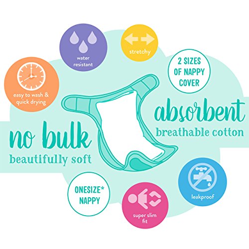 Bambino Mio, miosoft cobertor de pañal, dulces sueños, talla 1 (<9 kg)