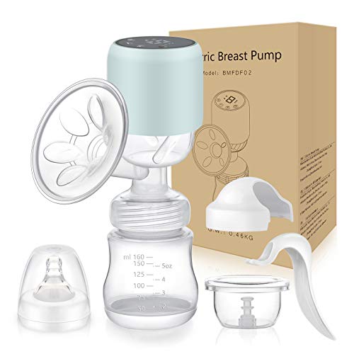 Bammax Sacaleches Electricos o Manual, Colector de Leche Materna, Extractor de Leche Materna Electrico Portátil, 2 Modos y 9 Niveles Ajustables, Super Silencioso, Recargable USB
