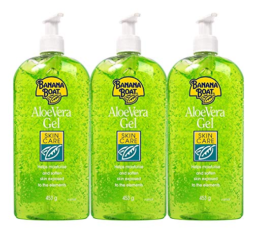 Banana Boat Aloe Vera Gel After Sun - Crema AfterSun Refrescante y Reparadora de la Piel, Gel Hidratante, 453 ml – Pack de 3 Unidades