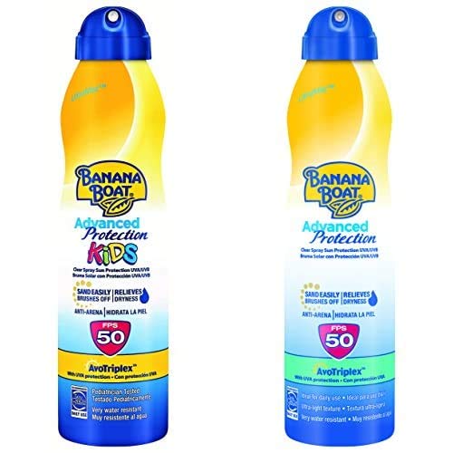 Banana Boat Crema Solar Bundle Para Niño Y Adulto (Spray) Advanced Protection