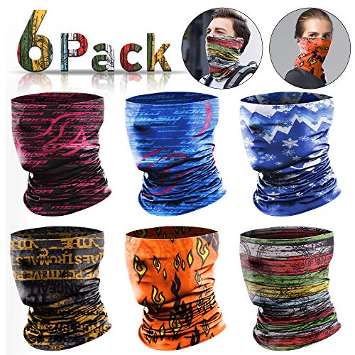 Bandanas Multifuncionales Elásticas, Multifunción Estirable Cuello, Bufanda Pañuelo Multifuncional, Cuello Tubo Bufanda Mascarilla, Multifunción Pañuelos para Yoga,Senderismo,Montar,Moto Ciclismo,etc.