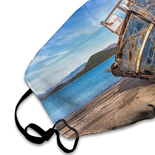 Bandanas unisex de cobertura completa con protección UV para el cuello, con diseño de calavera de toro y rueda del viejo oeste