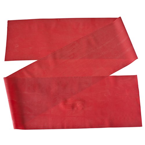 Bandas de resistencia para ejercicio y fitness Theraband, Red (Medium), 2 m