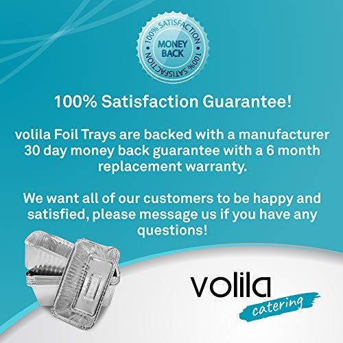 Bandejas de Pan Desechables de Aluminio contenedores de 2 Libras, para Hornear Pan, cocinar, congelar y almacenar, 218 mm x 115 mm x 60 mm (20)