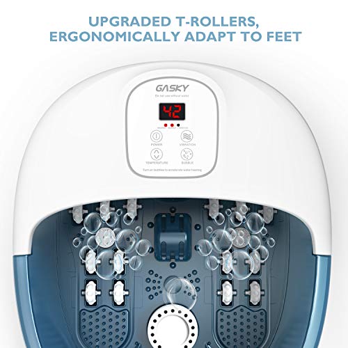 Bañera Para Pies, Hidromasaje de Pies con Masaje de Burbujas y por Vibración, Calentar el Agua Relajación Nerve Decompression Foot