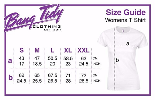 Bang Tidy Clothing Camiseta de Mujer para Regalo de 50 cumpleaños Manufactured 1970 en Negro Talla M