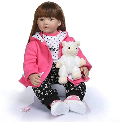 BANNAB Reborn Dolls Girl, Rebirth Doll 22 Pulgadas 55CM Dormir Silicona Suave Realista Muñeca Recién Nacida Muñeca Recién Nacida