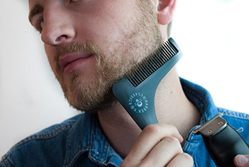 Barba Plantilla Incluye Instrucciones y S de portatil (de Afeitado y Cuidado Tips) | Ayuda de Afeitar con Peine para Barba Barba o Barba Barba Styling Tool
