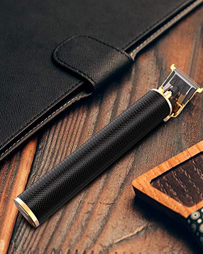 Barber Ace Outliner, OriHea barber pro, USB inalámbrico recargable electric pro li outliner, detalle de cero espacios Barber Shaver Barber Hair Trimmer. Cuchillas de titanio y cerámica-Negro