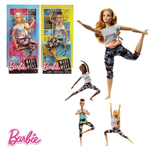 Barbie- Endless Moves Doll Assortment muñeca Movimiento sin límites30cm, Multicolor (Mattel FTG80) , color/modelo surtido